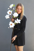 Magnolia Lux, sztuczny kwiat na gałązce