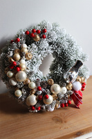 Świąteczny Dom, wianek na drzwi