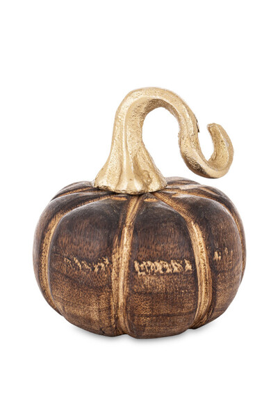 Wood Pumpkin, dekoracyjna dynia drewniana