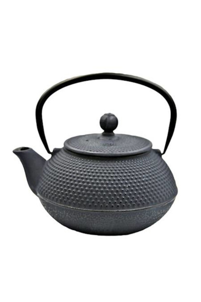 Awaji, żeliwny dzbanek do herbaty, granatowy