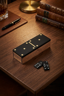 Domino Box, zestaw domino w pudełku, wym.5x20x7cm 