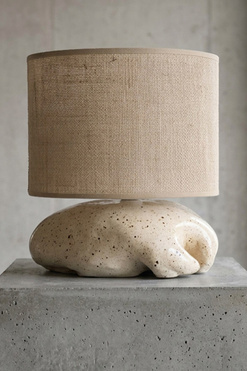 Tooth I, nowoczesna lampa stołowa ceramiczna, wym.25x29cm 