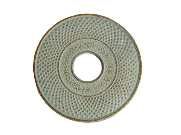 Awaji, żeliwny zestaw do herbaty, miętowy