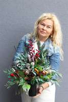 Angelo Garden winter Forest, komplet dekoracji nagrobnych