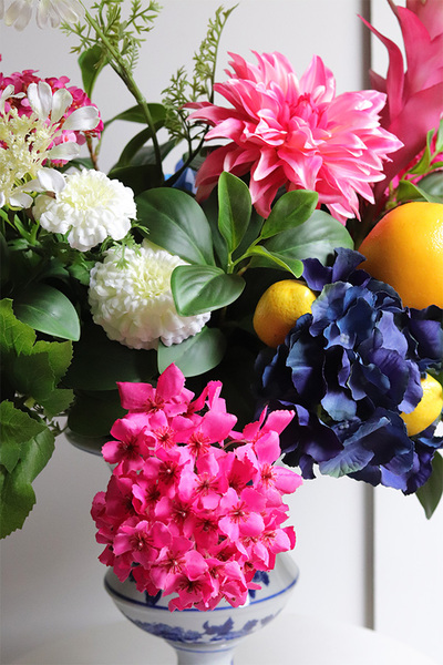 Mamma Mia!, kompozycja kwiatowa w pucharze	