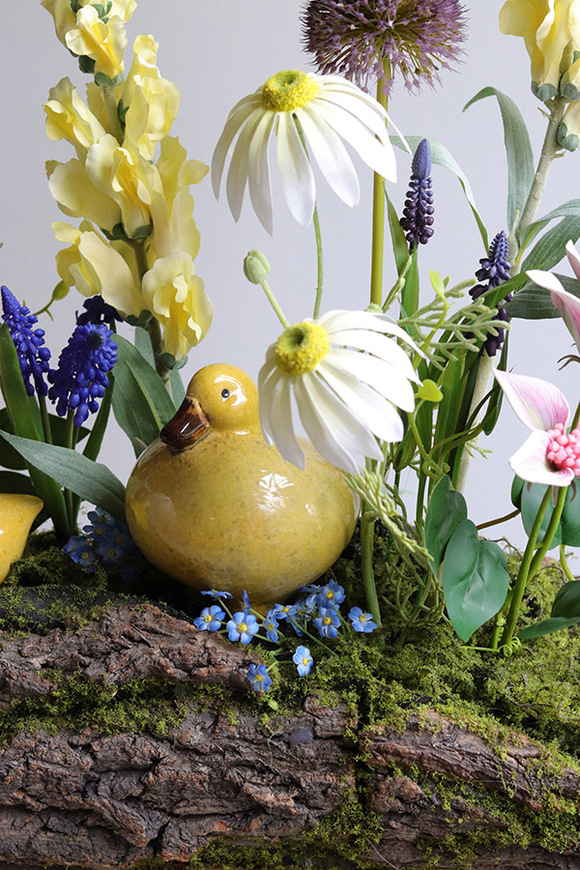 Meadow Wood Duck, wiosenna dekoracja kwiatowa