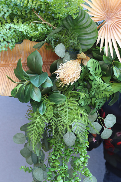 Green Leaves Anturium, zielona girlanda dekoracyjna