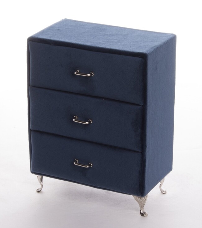 szkatułka / szufladki Florencja Granat, wym.19.5x15x9.5cm