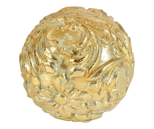 OD RĘKI Gold Line 1, dekoracja kula złota, śr.10cm, kpl.2szt