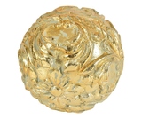 OD RĘKI Gold Line 1, dekoracja kula złota, śr.10cm, kpl.2szt