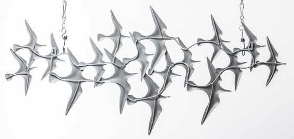 decor ścienny z mewami, Seagull, wym.44x94x1cm  