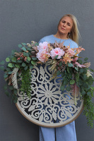 Sand Flowers 2, dekor ścienny z kwiatami