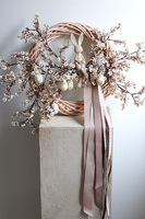 Zaczytana Bookbunny, wiosenny wianek z zajączkiem