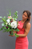 Kellla, bukiet nagrobny do wazonu