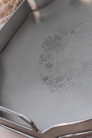 cynowana taca z grawerem, Getrua New