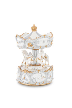 Zimowa Karuzela, bożonarodzeniowa pozytywka D, wym.16.5x11cm