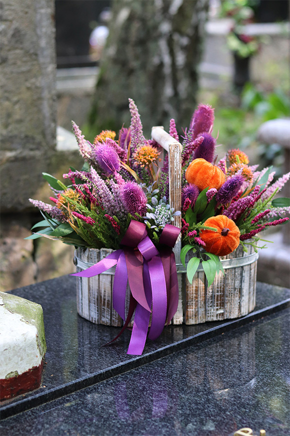 dekoracja nagrobna, Koszyczek Dyniowy