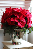 Gwiazda Betlejemska Cooler Silver, wysokiej jakości sztuczna roślina