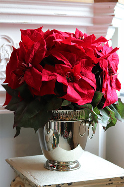 Gwiazda Betlejemska Cooler Silver, wysokiej jakości sztuczna roślina, wys.55cm 