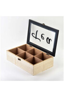 pudełko na herbatę z przegródkami