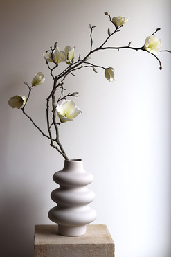 OD RĘKI Magnolia Vase, kwiaty w wazonie, wys.83cm
