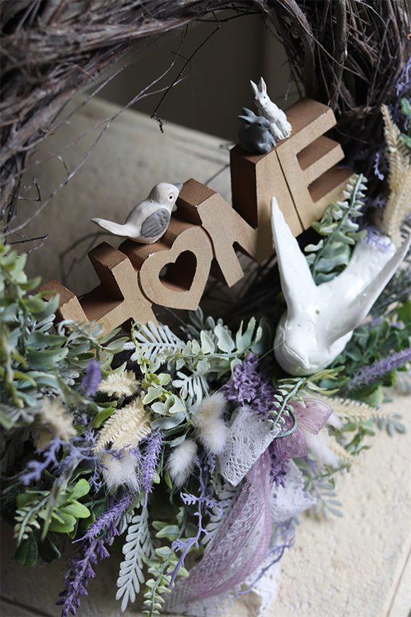 wielkanocny wianek Very Peri Home