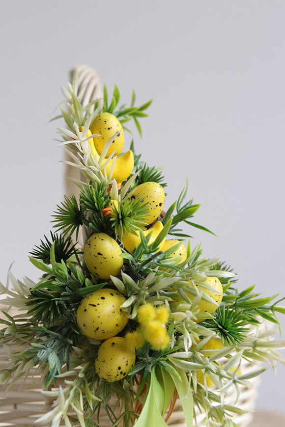 Yellona, dekorowany koszyczek wielkanocny