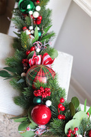 Apart American Christmas, świąteczna girlanda na kominek