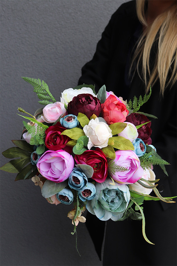 Caryca Helina, czarny flowerbox, wys.36cm