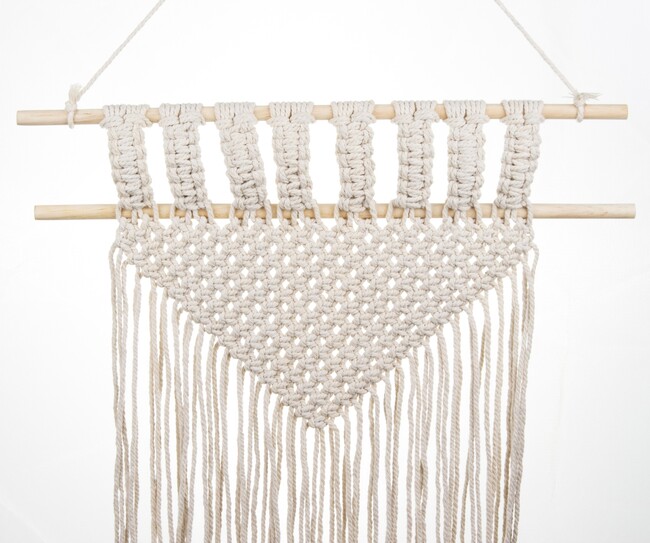 dekoracja ścienna Makrama B, wym.85x45cm