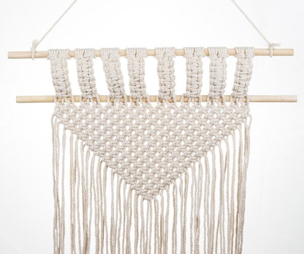 dekoracja ścienna Makrama B, wym.85x45cm