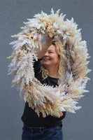 Boho Extra, duży wianek ze sztucznego suszu, śr.66cm  