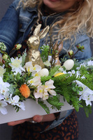 Longia Milio, podłużna kompozycja wielkanocna, wym.28x77cm