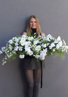 Biały Ślub, przyjęciowa dekoracja na stół weselny