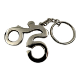 brelok metalowy - Rowerzysta, dł.10cm