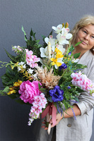 Egzotyczna Kraina, kolorowy bukiet do wazonu