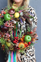 Augustino Frutina, asymetryczny jesienny wianek