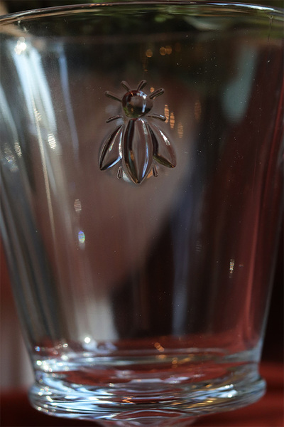 komplet 6-ciu kielichów z motywem pszczoły La Rochere