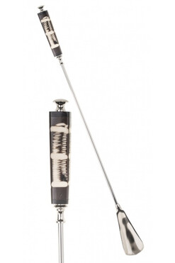 Durham, elegancka łyżka do butów, metalowa, dł.61cm