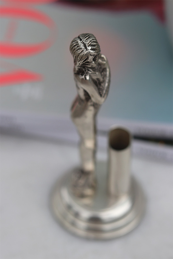 Belladonna, posrebrzany pojemnik na wykałaczki