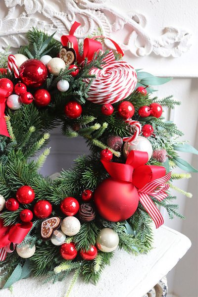 Lollypop Candy 2, świąteczny wianek dekoracyjny