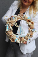 Bałtyk, marynistyczny wianek z żaglówką