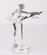 Od Ręki. Balerina Perle, figurka srebrna, wym.18.5x13.5x7 cm 