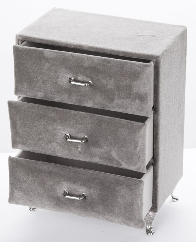 szkatułka / szufladki Florencja Beż, wym.19.5x15x9.5cm