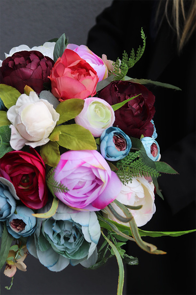 Caryca Helina, czarny flowerbox, wys.36cm