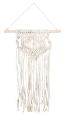 dekoracja ścienna Makrama C, wym.48x25cm