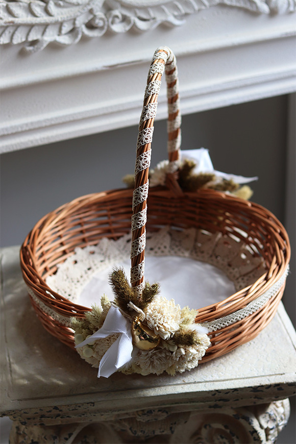 Netra, dekorowany koszyczek wielkanocny