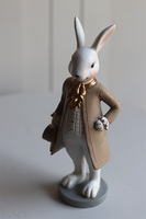 Bunny Cottage Beige, figurka wielkanocna zajączek