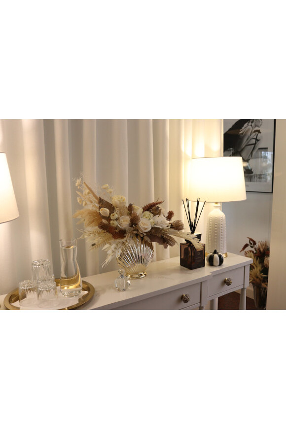 Laguel November Pacific, jesienna kompozycja w naczyniu glamour	