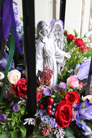 lampion nagrobny z kwiatami Angelo Garden Irys